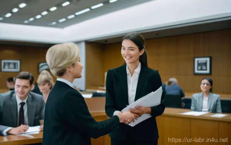 노무사 커리어 빌딩을 위한 팁 - **The Strategic Path to Labor Law Specialization:**
    A gender-neutral figure, in smart, professio...