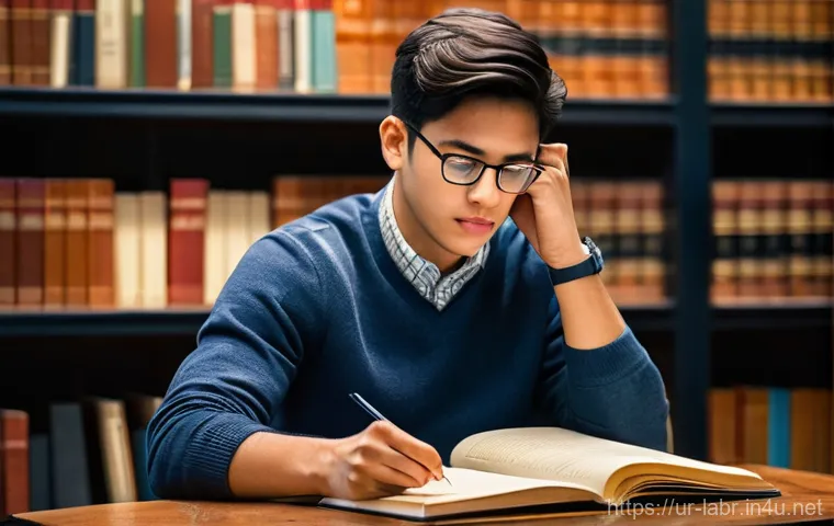 노무사 시험 합격 팁 - **Prompt 1: Strategic Academic Planning and Direction**
    A focused young adult, approximately 20-...