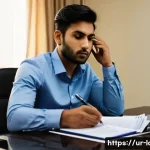 노무사와 근로자 보호 역할 - **Prompt 1: The Weight of Hidden Workplace Issues**
"A South Asian young professional, either ma...