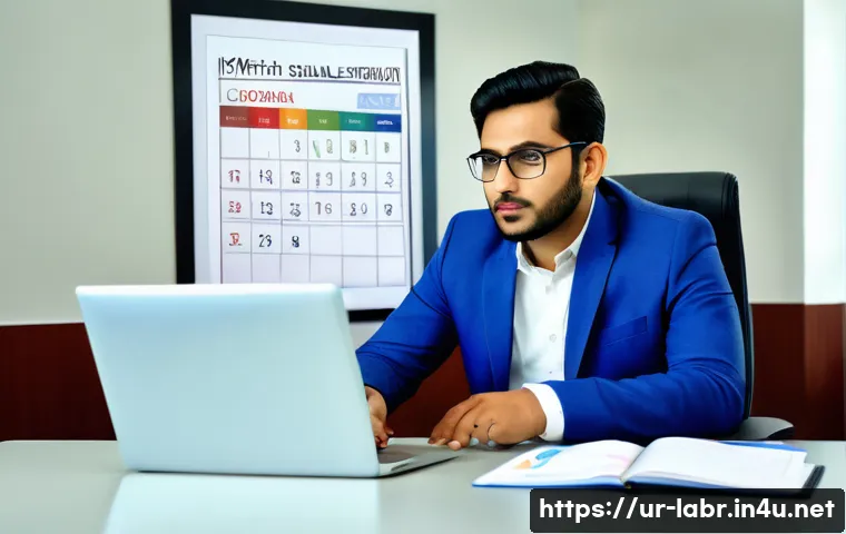 노무사의 연봉 상승 전략 - A professional South Asian man in formal office attire, wearing a traditional Pakistani shalwar kame...