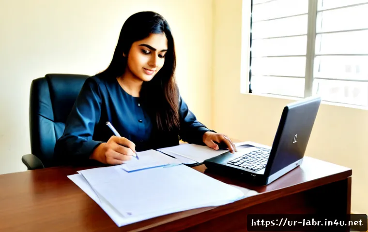 Home 17 노무사 자격증 취득 후 커리어 설계 - Photorealistic career-planning scene for a newly qualified Pakistani labor relations professional, c...